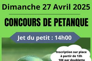 concours de pétanque ouvert à tous