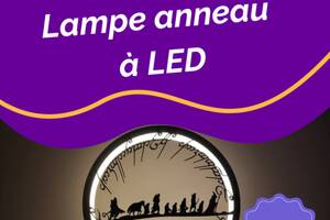 Atelier lampe anneau à LED chez Fabrico !