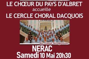 photo 8ème Printemps Choral en Albret avec Le Cercle Choral Dacquois