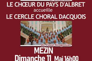 photo Printemps Choral en Albret avec le Cercle Choral Dacquois, 2ème journée