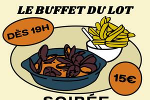 Soirée Moules Frites et musique animée par DUOKAPRICE