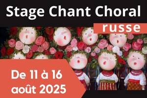photo Stage de chant choral russe