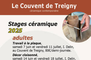 photo STAGES CERAMIQUE ADULTES au Couvent