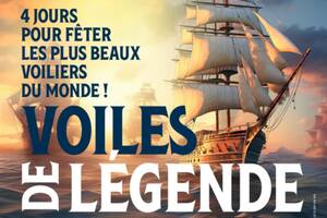 photo VOILES DE LÉGENDE : du 10 au 13 juillet 2025, les plus grands voiliers du monde feront escale à Dunkerque
