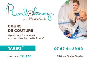 photo Cours de couture - Rembobinez par l'Abeille Verte