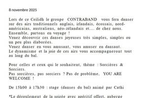 photo Ceilidh, stage de danses et bal