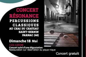 Concert de l'ensemble de percussions du conservatoire du grand cahors