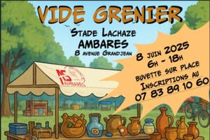 VIDE GRENIER - A.S.AMBARÉSIENNE JUDO-JUJITSU - DIMANCHE 08 JUIN 2025