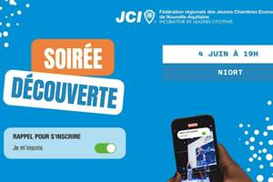 Soirée découverte de la Jeune Chambre Économique Française à Niort