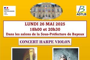 photo Concert harpe violon par Marianne Eva LECLER et Francine TRACHIER