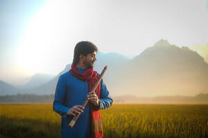 photo The Art of Indian Bamboo Flute
