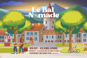 Le Bal Nomade : concert guinguette gratuit à Clerlande