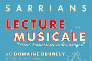 photo Lecture musicale par l’autrice Anne-Laure Bondoux au Domaine Brunely