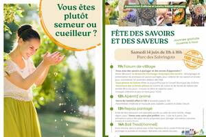 Fête des saveurs et des savoirs
