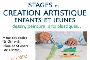 stage artistique enfants et jeunes