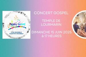 CONCERT DE GOSPEL AU TEMPLE DE LOURMARIN