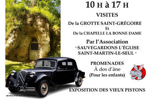 Visite grotte St Grégoire et expo voitures collection