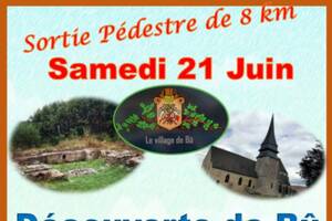 Sortie pédestre de 8 km à la découverte de Bû