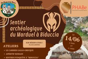 Journées Européennes de l'Archéologie - Sentier du Marduel à Biduccia