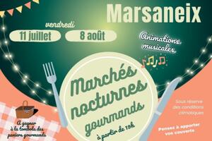 Marché nocturne gourmand de MARSANEIX