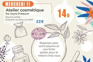 photo Atelier cosmétique