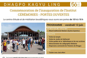 Journée portes ouvertes à Dhagpo Kagyu Ling – vendredi 13 juin