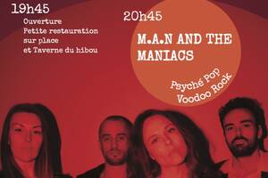 photo M.A.N AND THE MANIACS Concert POP ROCK