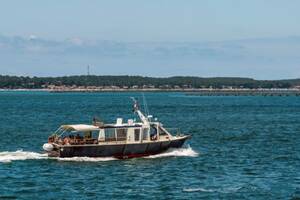 photo sortie en bateau électrique