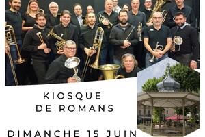 photo Concert du Brass Band Vallée du Rhône au Kiosque