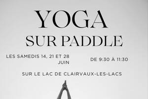 photo Yoga sur paddle