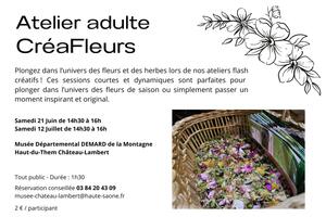 photo Atelier adultes Créafleurs