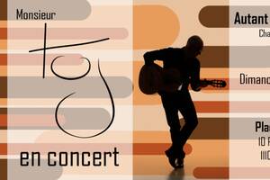 photo Monsieur Tuj en concert acoustique