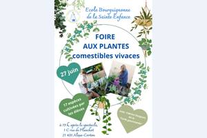 photo Foire aux plantes vivaces comestibles