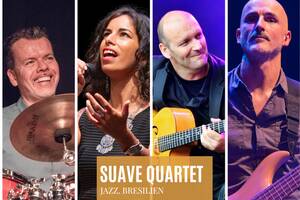 photo SUAVE Quartet en concert - Jazz sur un Plateau