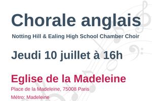 photo Un Concert Gratuit - Chorale Anglaise de Londres
