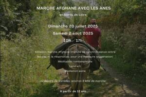 photo Marche afghane avec les ânes