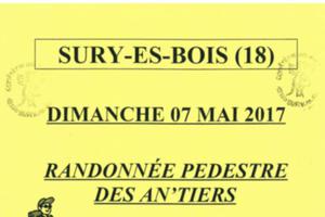 Randonnée Pédestre des AN'TIERS à Sury Es Bois