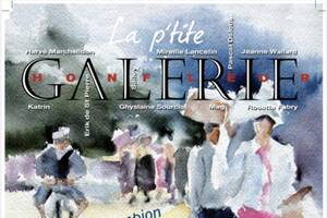 photo Exposition de Françoise Lecampion, peintures et Sylvie Andrieu, sculptures