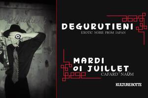 photo DEGURUTIENI (Japon) en concert au Cafard’Naüm