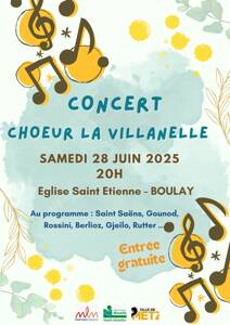 photo Concert Choeur La Villanelle à Boulay