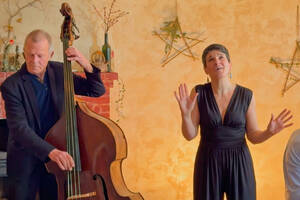 Ledon Trio en concert pour le Folk Club de Cahors avec chansons jazz