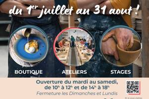 photo Atelier Poterie - Été 2025