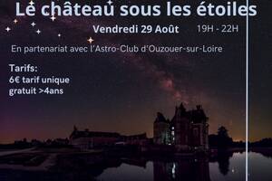 photo Le Château de La Bussière sous les étoiles