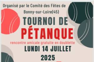 photo RENCONTRE AMICALE DE PETANQUE le 14 juillet 2025BONNY SUR LOIRE (45)