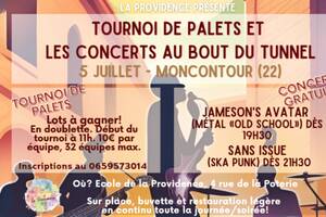 photo Tournoi de palets et concerts au bout du tunnel: un samedi festif à Moncontour!