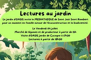 photo Lectures au jardin