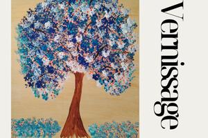 photo vernissage de Marie Avril - Peintures