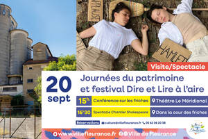 photo Journées du patrimoine et festival Dire et Lire à l'aire