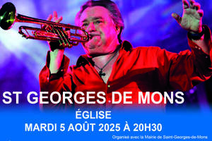 photo Jean-Claude Borelly et sa Trompette d'Or à Saint Georges de Mons