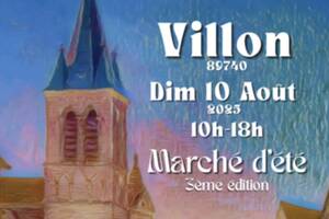 photo Marché artisanal d'été VILLON